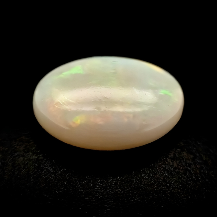 Fire Opal (दूधिया पत्थर) Single Side Firing - Premium