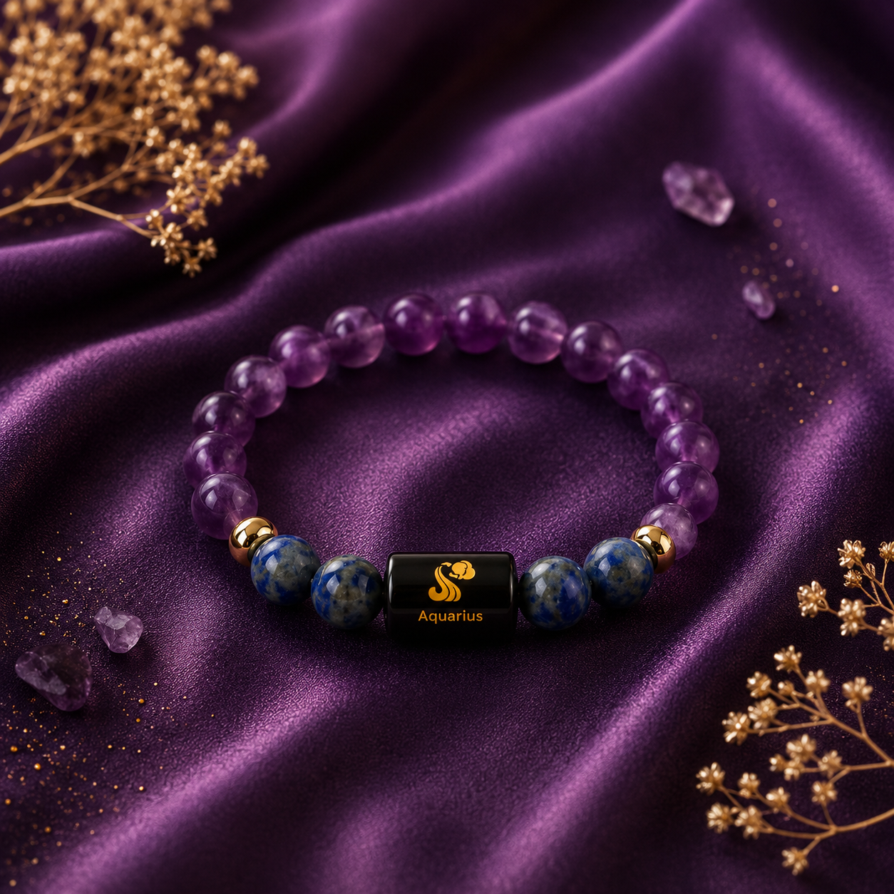 Aquarius Zodiac Kumbh Rashi Bracelet