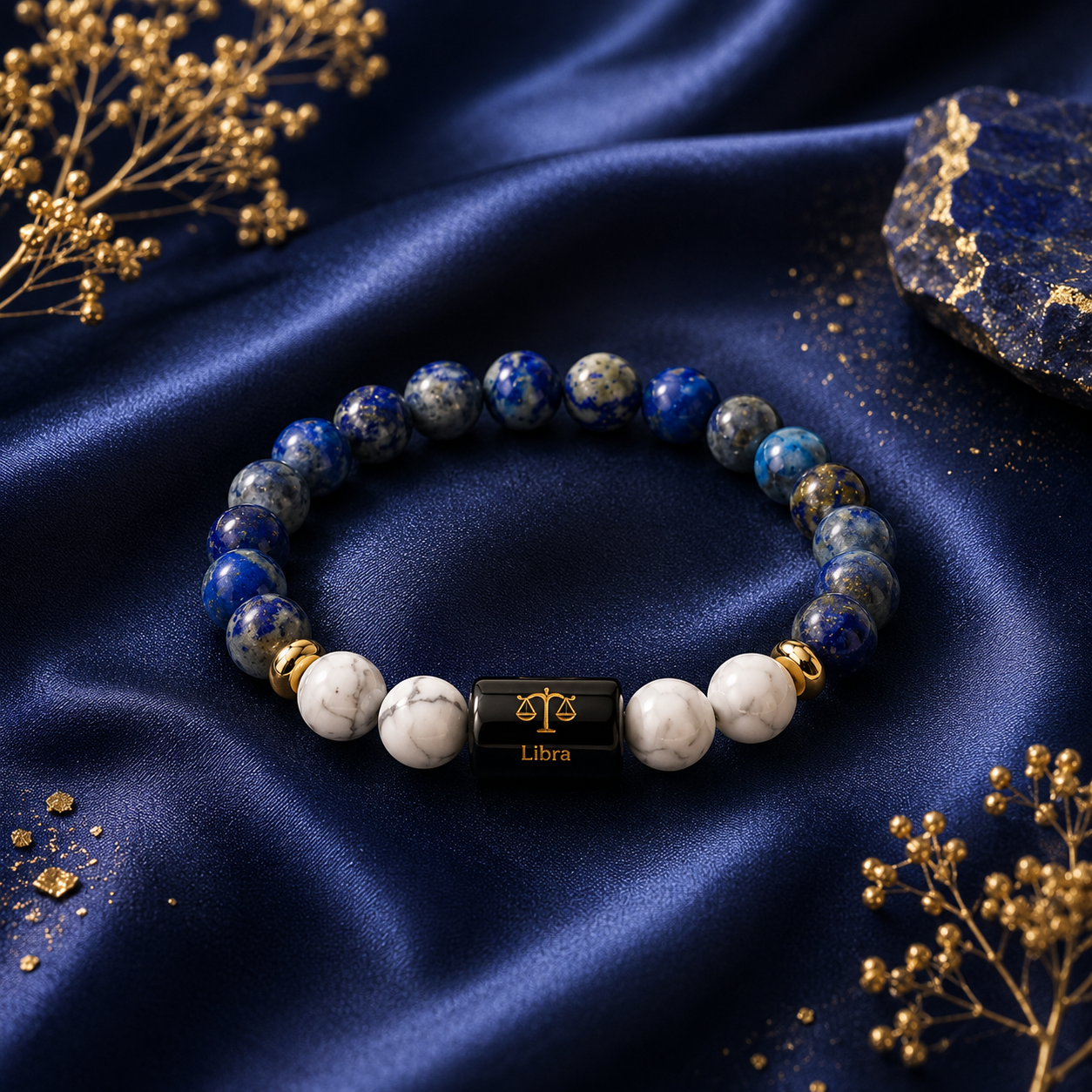 Libra Zodiac Tula Rashi Bracelet
