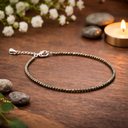 Pyrite Anklet
