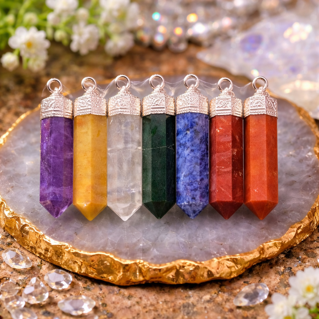Aura Align 7 Chakra Pendant Set