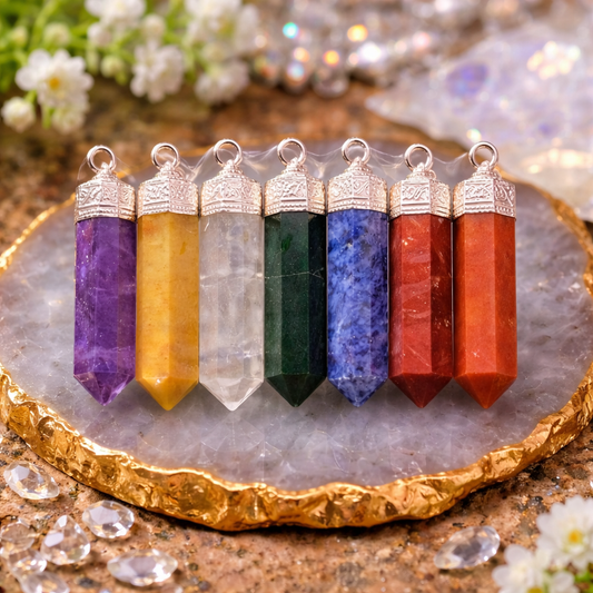 Aura Align 7 Chakra Pendant Set