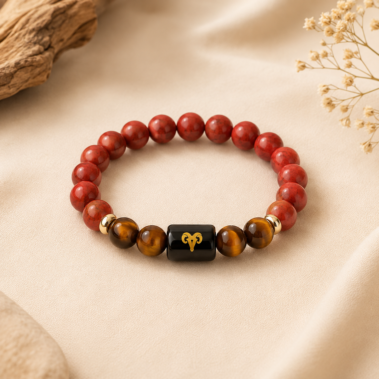 Aries Zodiac Mesh Rashi Bracelet